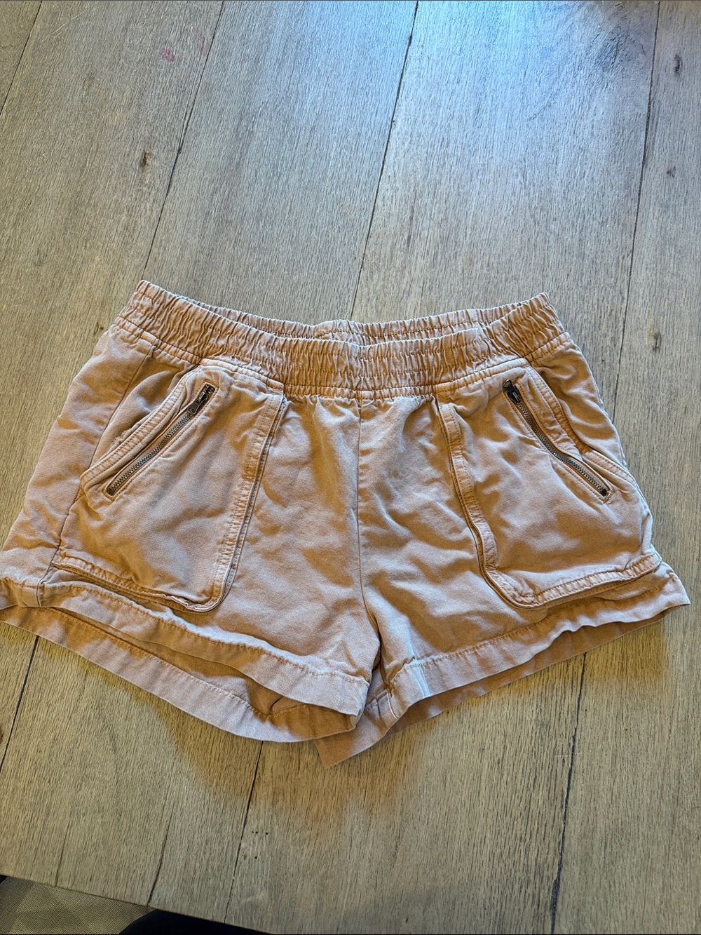 aerie terracotta colored Elastic-Waist Shorts